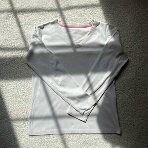 Land’s end women’s long-sleeved white tee